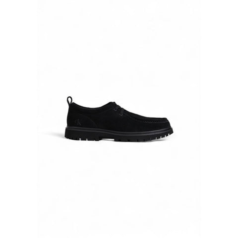 Calvin Klein Black Suede Leather Casual - Retail Flare