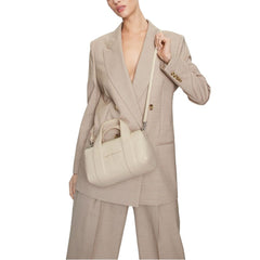 Calvin Klein Jeans Beige Synthetic Leather Handbag - Retail Flare
