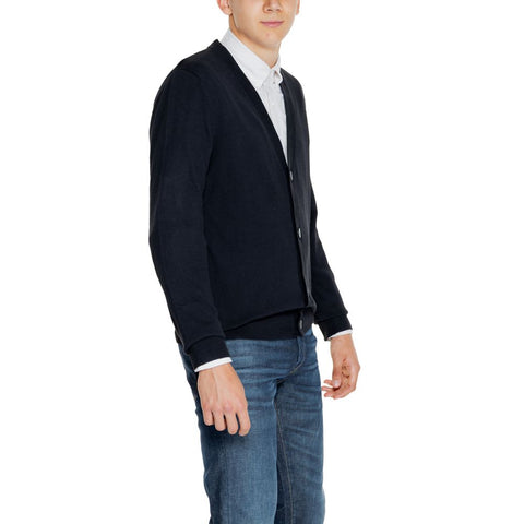 Jack Jones Black Cotton Cardigan - Retail Flare