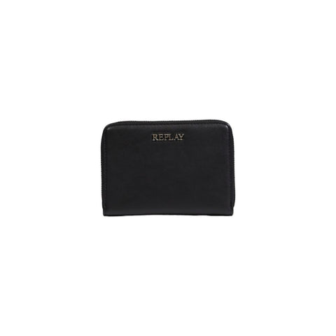 Replay Black Polyester Wallet - Retail Flare