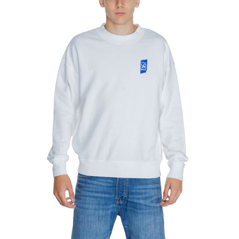 Replay White Cotton Sweater - Retail Flare