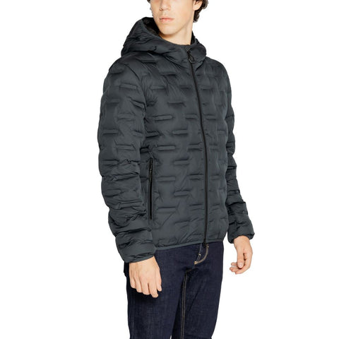 Replay Blue Polyester Jacket - Retail Flare