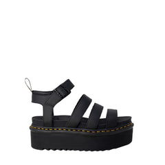 Dr. Martens Black Leather Flat Shoe - Retail Flare