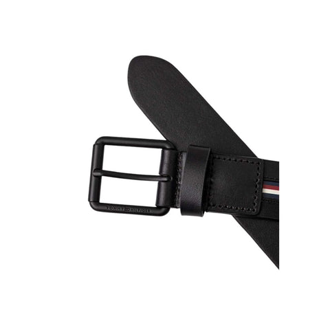 Tommy Hilfiger Black Leather Belt - Retail Flare