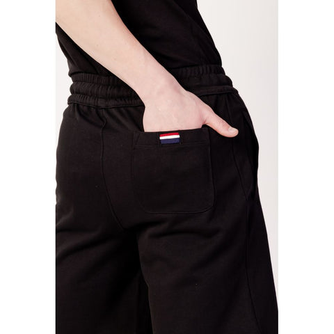 U.S. POLO ASSN. Black Cotton Short - Retail Flare