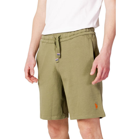 U.S. POLO ASSN. Green Cotton Short - Retail Flare