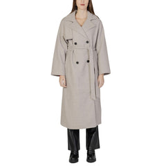 Only Beige Polyester Jackets & Coat - Retail Flare