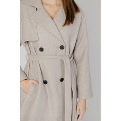 Only Beige Polyester Jackets & Coat - Retail Flare