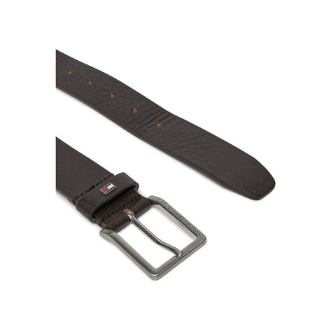 Tommy Hilfiger Brown Leather Belt - Retail Flare