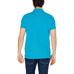 U.S. POLO ASSN. Blue Cotton Polo Shirt U.S. POLO ASSN. Retail Flare