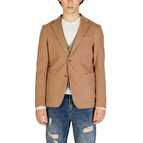 Gianni Lupo Beige Cotton Blazer - Retail Flare