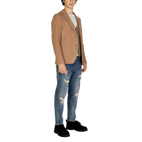 Gianni Lupo Beige Cotton Blazer - Retail Flare