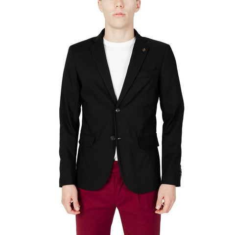 Gianni Lupo Black Cotton Blazer - Retail Flare