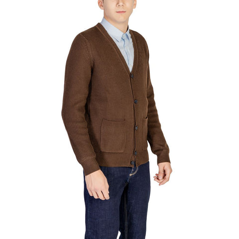 Antony Morato Brown Polyester Cardigan - Retail Flare