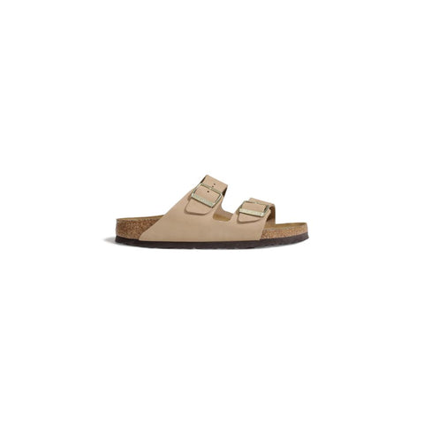 Birkenstock Beige Nubuc Leather Sandal - Retail Flare