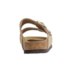Birkenstock Beige Nubuc Leather Sandal - Retail Flare