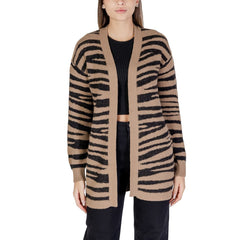 Jacqueline De Yong Brown Nylon Cardigan - Retail Flare