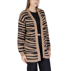 Jacqueline De Yong Brown Nylon Cardigan - Retail Flare