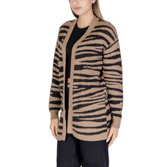 Jacqueline De Yong Brown Nylon Cardigan - Retail Flare