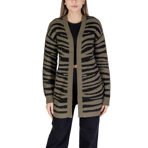 Jacqueline De Yong Green Nylon Cardigan - Retail Flare