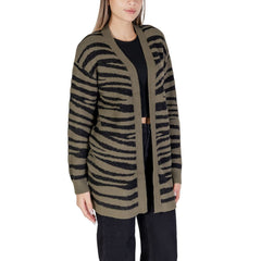Jacqueline De Yong Green Nylon Cardigan - Retail Flare