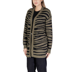 Jacqueline De Yong Green Nylon Cardigan - Retail Flare