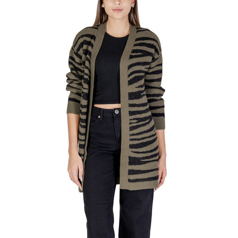 Jacqueline De Yong Green Nylon Cardigan - Retail Flare