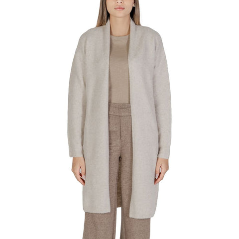 Morgan De Toi Beige Polyester Cardigan - Retail Flare