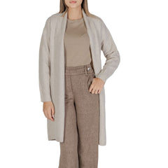 Morgan De Toi Beige Polyester Cardigan - Retail Flare
