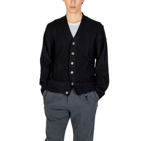 Hamaki-Ho Black Polyester Cardigan - Retail Flare