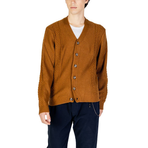 Hamaki-Ho Beige Polyester Cardigan - Retail Flare