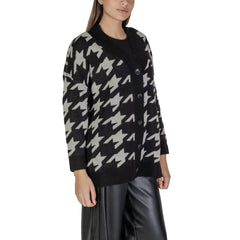 Vero Moda Black And White Acrylic Cardigan - Retail Flare