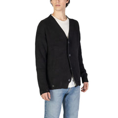 Underclub Black Cotton Cardigan - Retail Flare