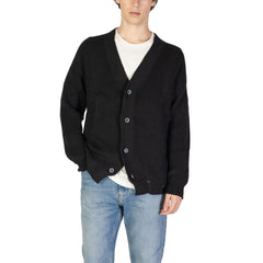 Underclub Black Cotton Cardigan - Retail Flare