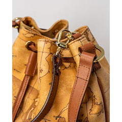 Alviero Martini Prima Classe Beige Leather Handbag - Retail Flare