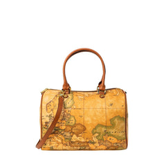 Alviero Martini Prima Classe Beige Leather Handbag - Retail Flare