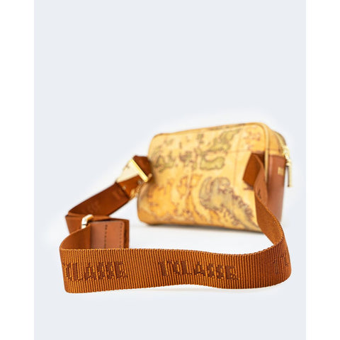 Alviero Martini Prima Classe Beige Leather Belt Bag - Retail Flare
