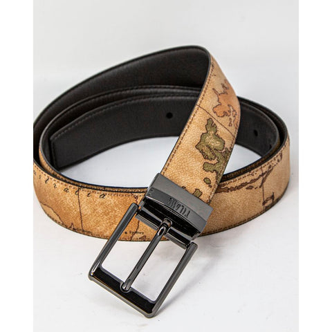 Alviero Martini Prima Classe Brown Leather Belt - Retail Flare