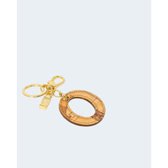 Alviero Martini Prima Classe Beige Polyethylene Keychain - Retail Flare