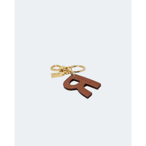 Alviero Martini Prima Classe Beige Leather Keychain - Retail Flare