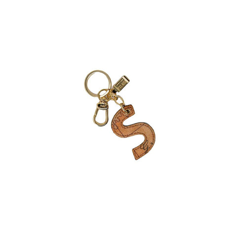 Alviero Martini Prima Classe Beige Cotton Keychain - Retail Flare