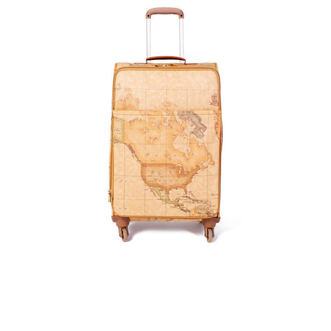 Alviero Martini Prima Classe Beige Cotton Luggage And Travel - Retail Flare