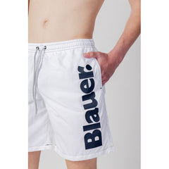 Blauer White Polyester Swimwear - Retail Flare