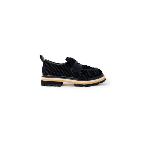 ASH Black Leather Flat Shoe - Retail Flare
