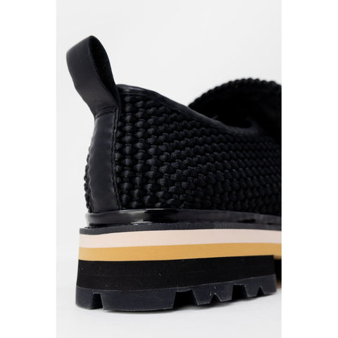 ASH Black Leather Flat Shoe - Retail Flare