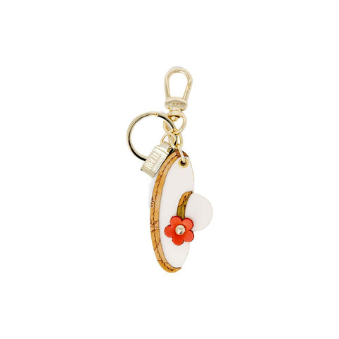 Alviero Martini Prima Classe Beige Polyester Keychain - Retail Flare