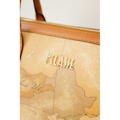 Alviero Martini Prima Classe Beige Leather Handbag - Retail Flare
