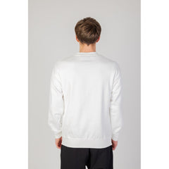 Underclub White Cotton Sweater - Retail Flare