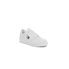 Tommy Hilfiger Jeans White Leather Sneaker Tommy Hilfiger Jeans Retail Flare