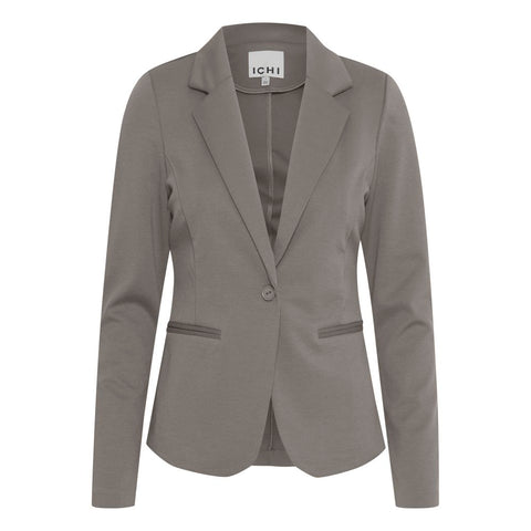 ICHI Gray Polyester Suits & Blazer - Retail Flare
